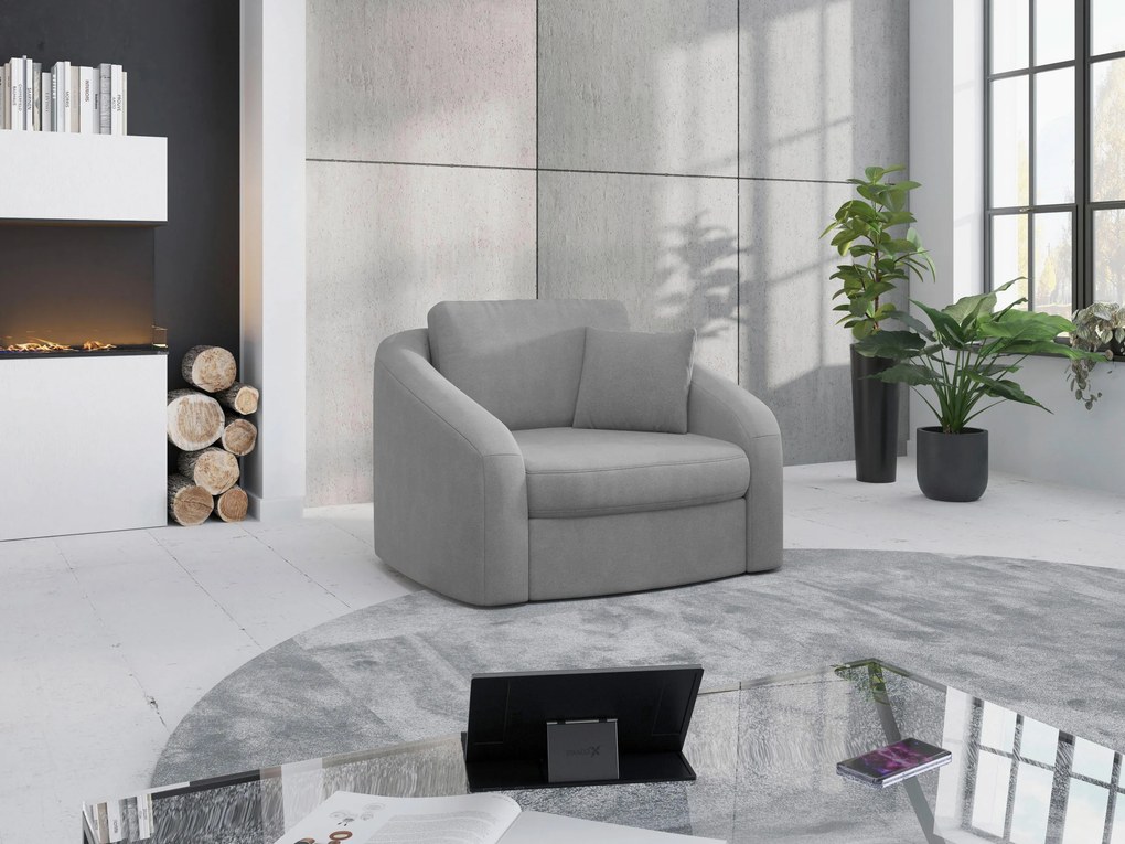 XXXLutz KRESLO, textil, sivá Sit & More - Online Only obývacie izby - 000144017439