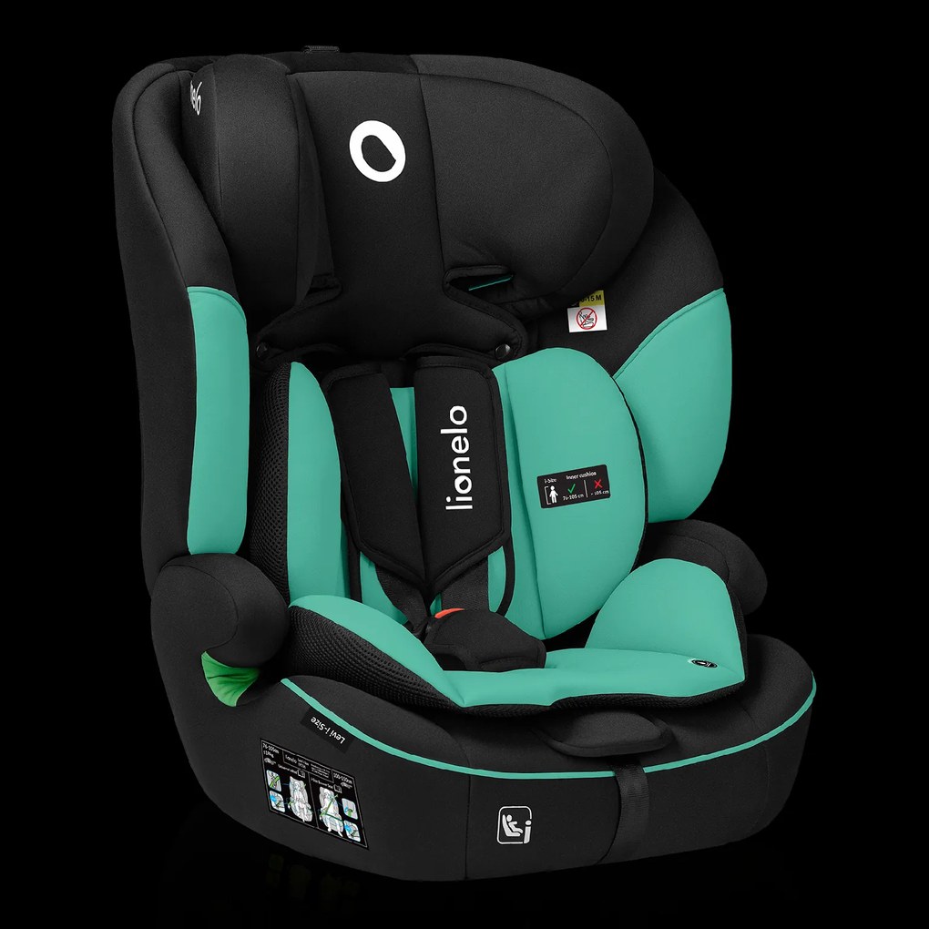 Autosedačka Lionelo Levi I-Size 76 - 150 cm Farba: Black Grey