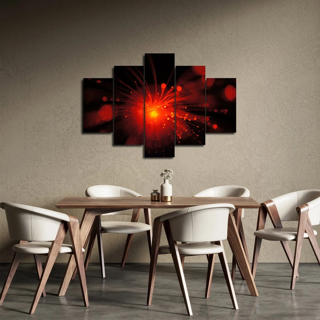 Obraz iskrenie abstrakcie (150x105 cm)