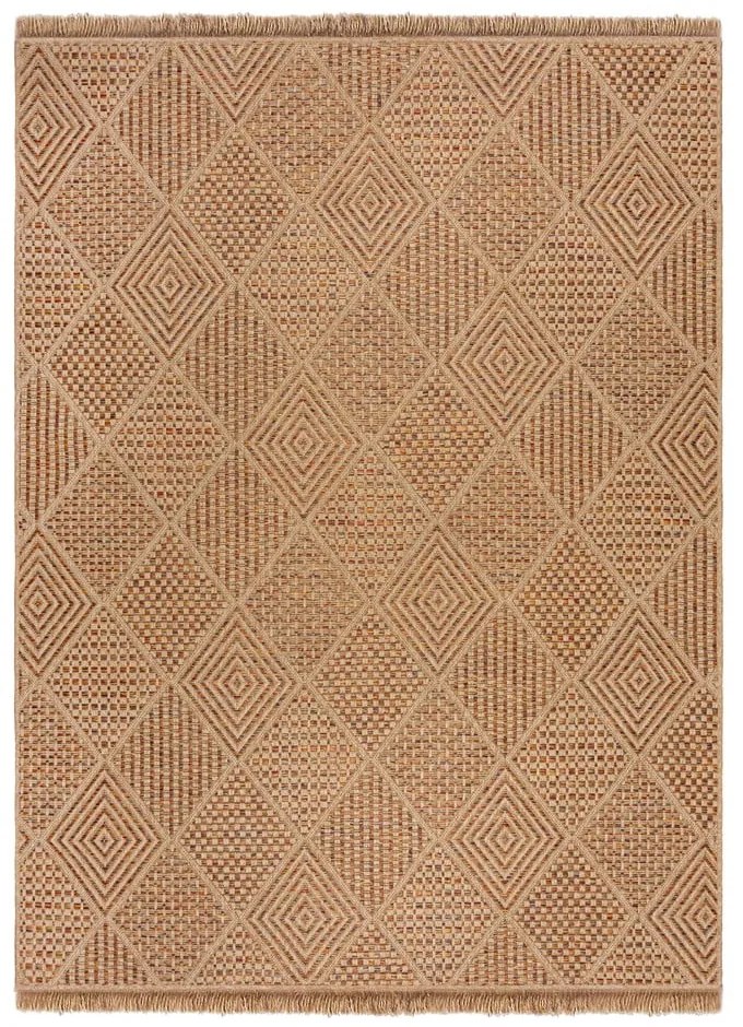 Vnútorný a vonkajší koberec v prírodnej farbe 160x230 cm Nora Diamond – Flair Rugs