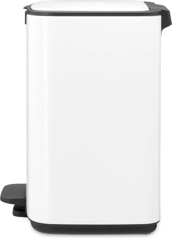 Biely pedálový oceľový odpadkový kôš 7 l Bo – Brabantia