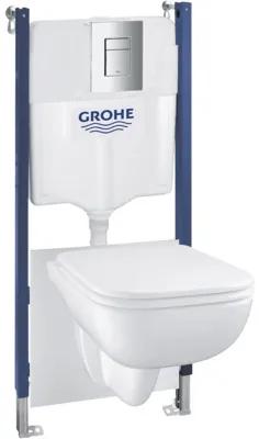 Závesné WC GROHE Solido Compact bez splachovacieho kruhu 39816000