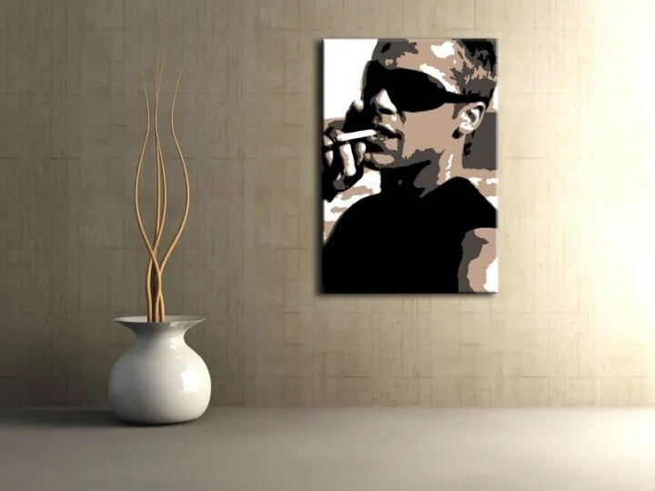 Ručne maľovaný POP Art obraz Brad Pitt | rôzne rozmery