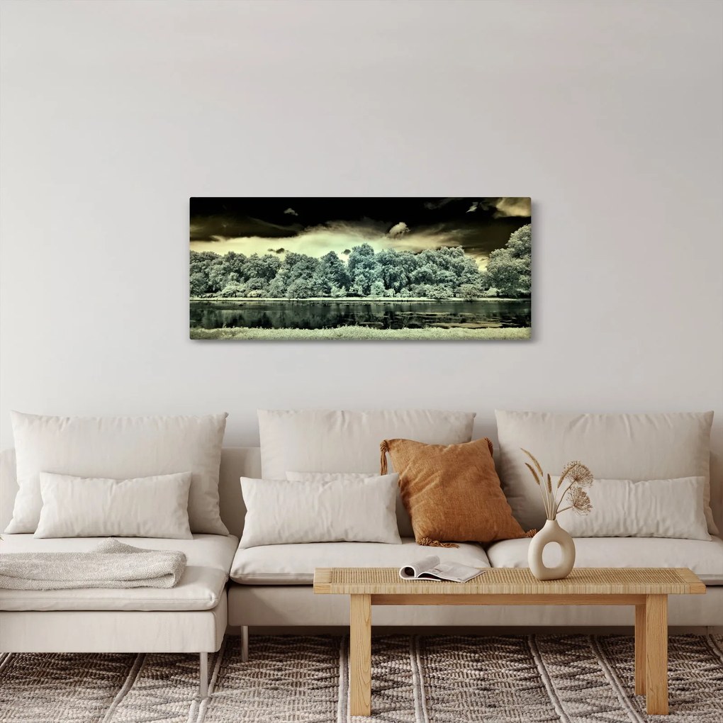 Obraz vodnej plochy (120x50 cm)