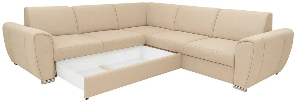 Rohová rozkladacia sedačka ROYAL L+2 bežová
