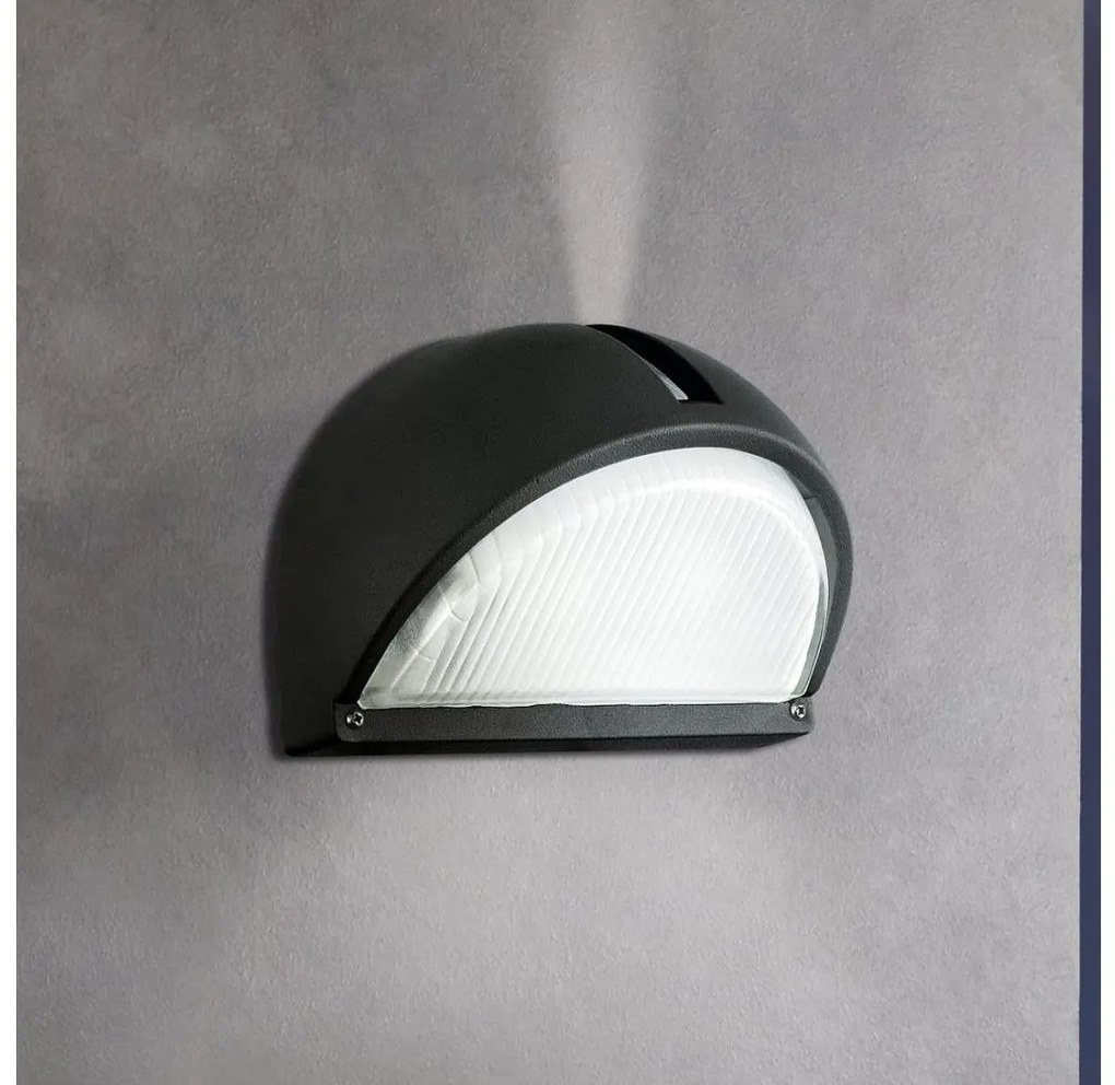 EGLO 89767 - Vonkajšie nástenné svietidlo ONJA 1xE27/60W čierna IP44