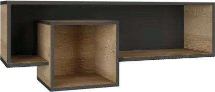 Polica Nemo, dub/grafit%