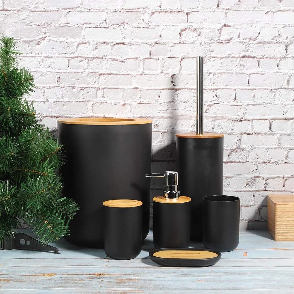 Dekorstudio Kúpeľňový set 6 dielny - čierny
