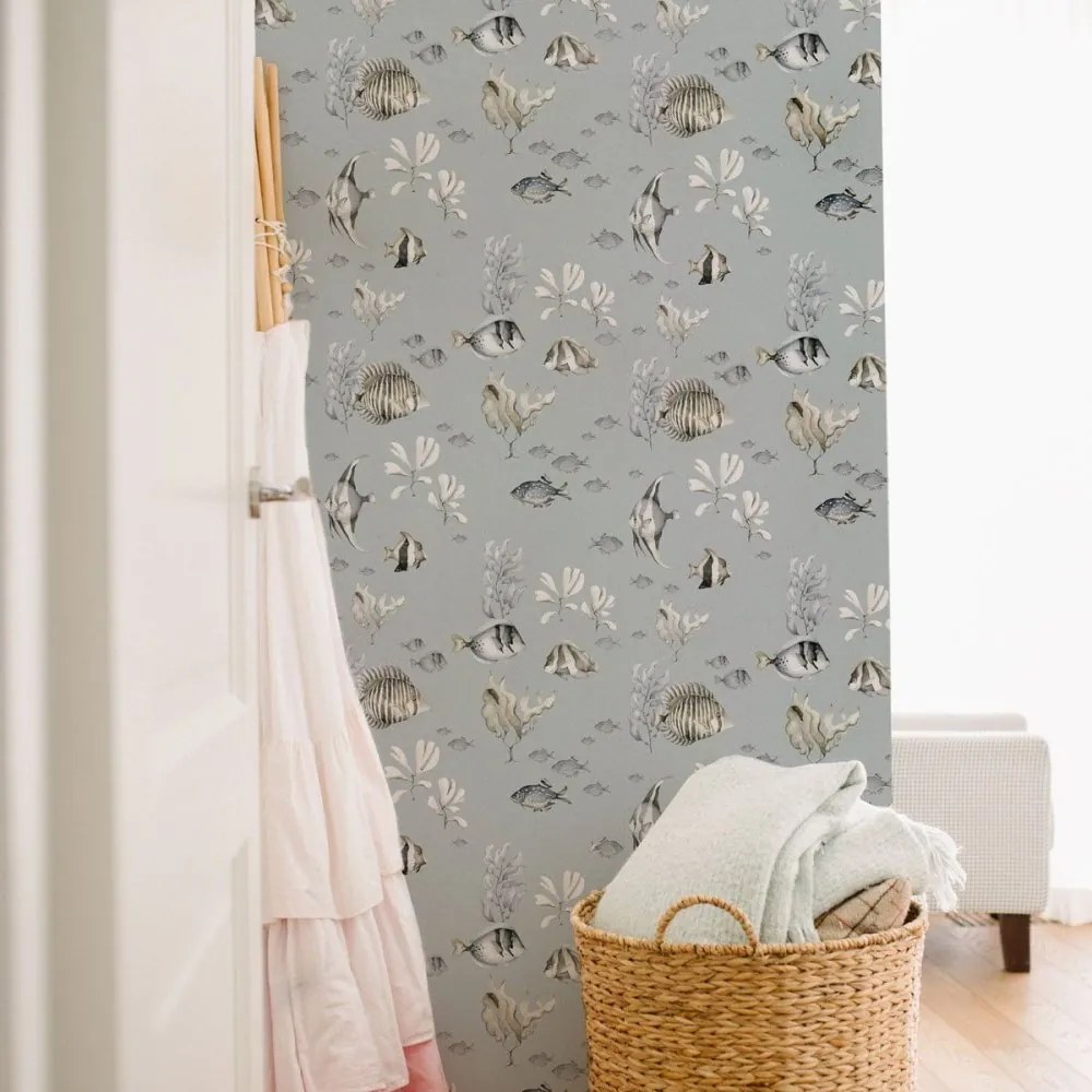 Tapeta farebnej rybičky 280x50 cm