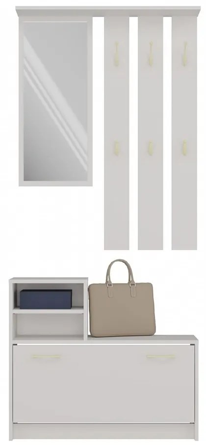 Predsieňová zostava Vayan 1 (kašmír) (so zrkadlom). Akcia -19%. Vlastná spoľahlivá doprava až k Vám domov. 1132529