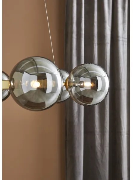 Markslöjd 108050 - Luster na lanku CIRCLE 6xG9/20W/230V zlatá