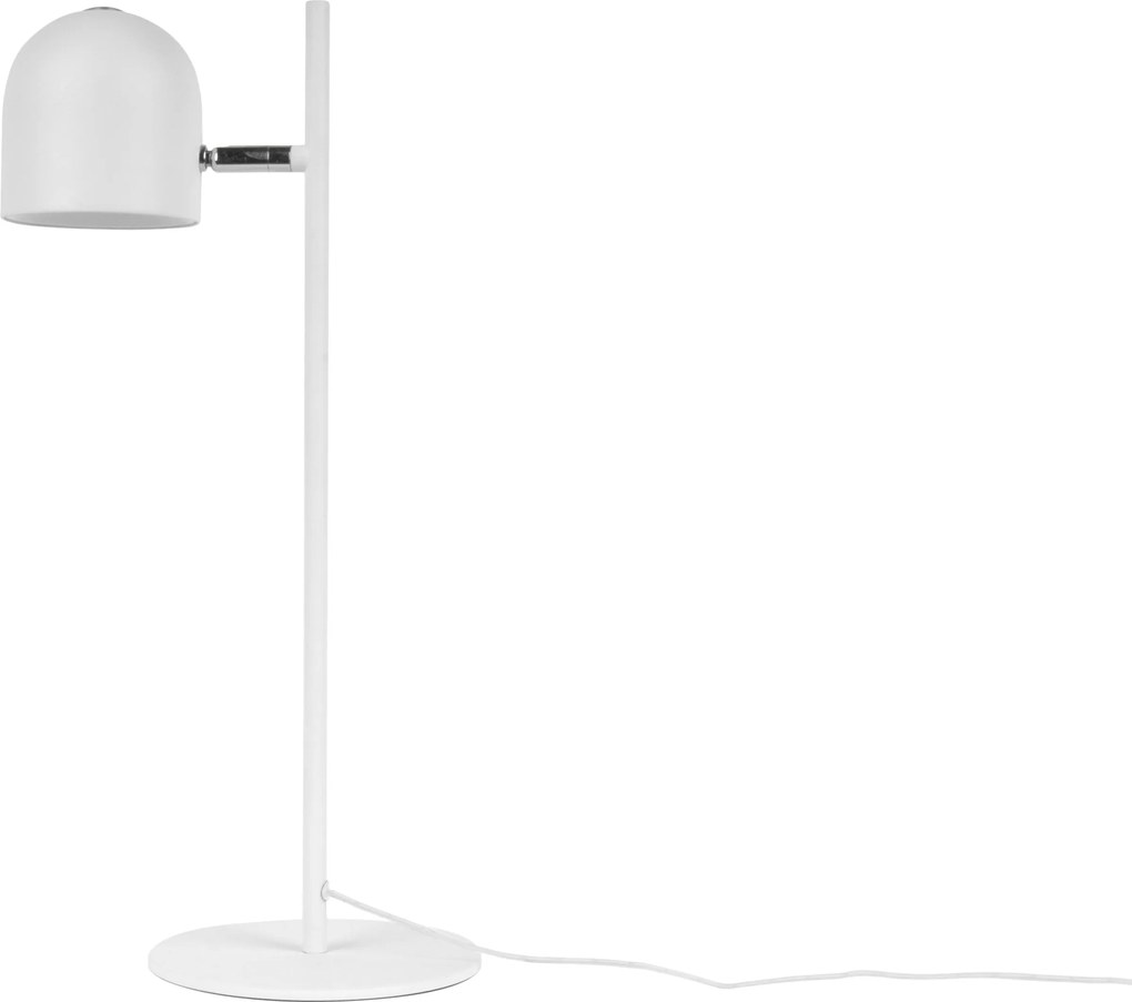 Biela stolová lampa Delicate