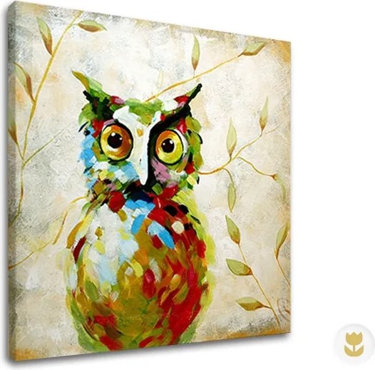 Autorská reprodukcia na plátne SOVA