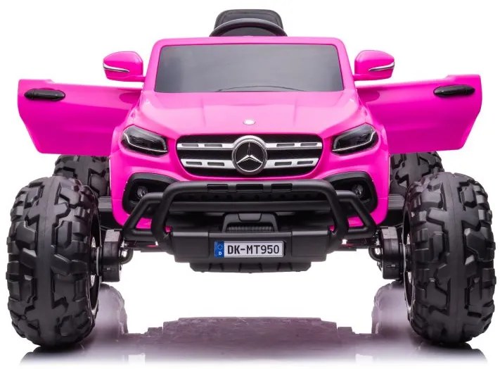 LEAN CARS ELEKTRICKÉ AUTÍČKO MERCEDES DK-MT950 4x4 - RUŽOVÉ MOTOR 4x45W - BATÉRIA - 2x12V7Ah- 2022