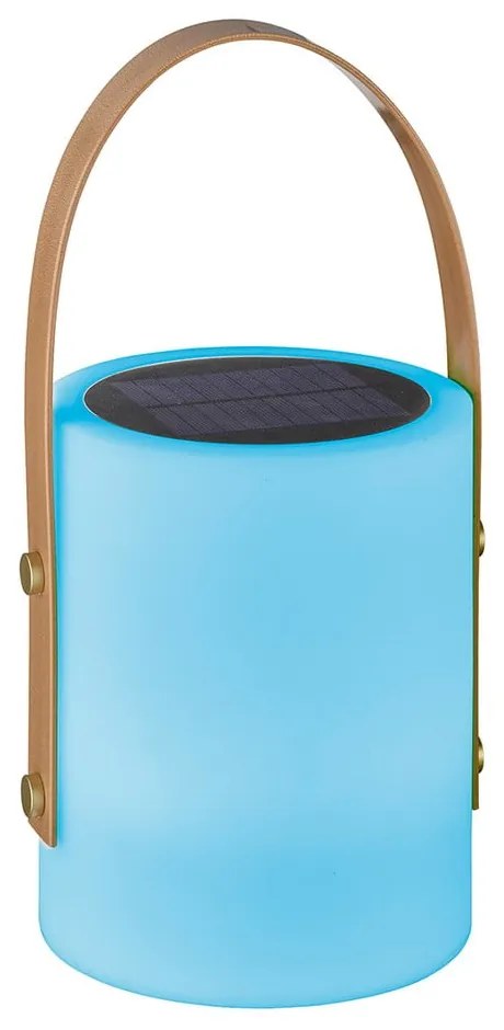 Bielo-hnedá LED stolová lampa (výška 34 cm) Bari – Fischer &amp; Honsel