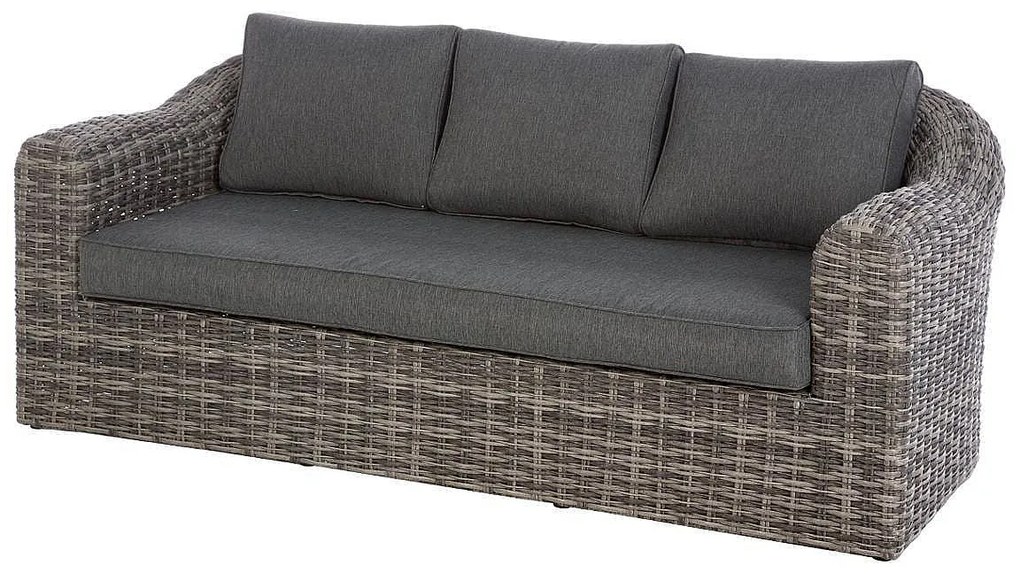 Deokork Ratanová zostava BORNEO LUXURY pre 7 osôb (sivá)