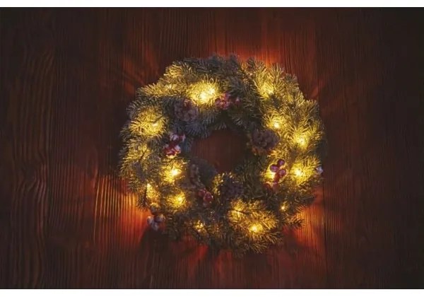 LED Vianočná dekorácia 20xLED/2xAA pr. 38 cm