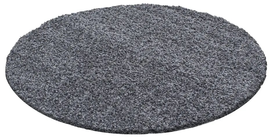 Tmavosivý okrúhly koberec ø 80 cm Life – Ayyildiz Carpets