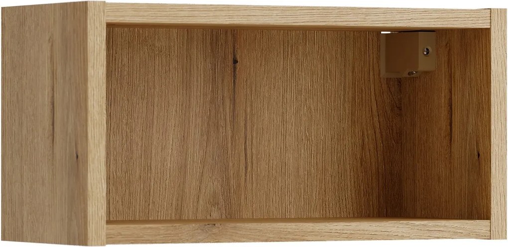 Závěsný horní koupelnový regál UNI 83-40-20 dub coast evoke