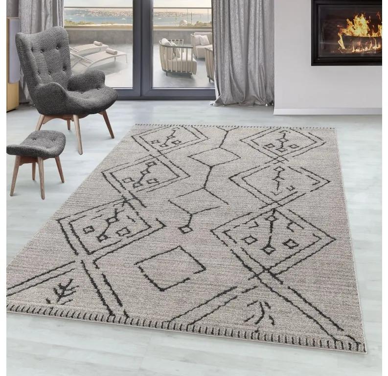 Ayyildiz Kusový koberec TAZNAXT 5103, Béžová Rozmer koberca: 120 x 170 cm
