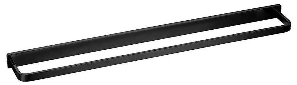 OMNIRES DA70216BL- Nástenný vešiak na uteráky DARLING 61 cm polomatná čierna