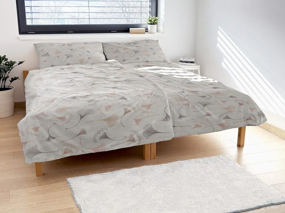 Polášek Krepové obliečky Ginkgo - 140 x 200 cm / 70 x 90 cm