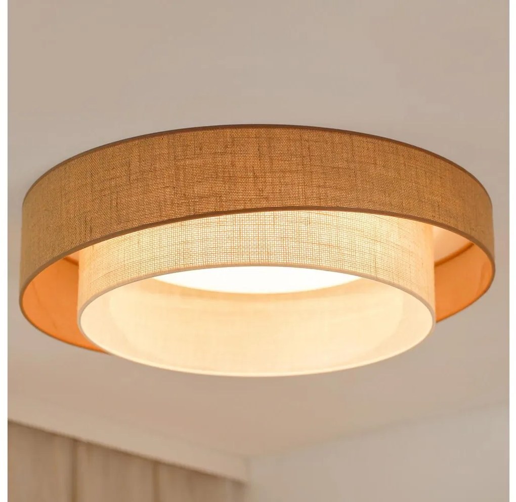 Brilagi - LED Stropné svietidlo SHINE LED/24W/230V pr. 60 cm béžová/krémová