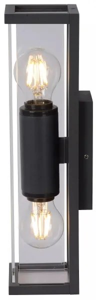 Lucide 27885/02/30 - Vonkajšie nástenné svietidlo CLAIRE 2xE27/15W/230V IP54