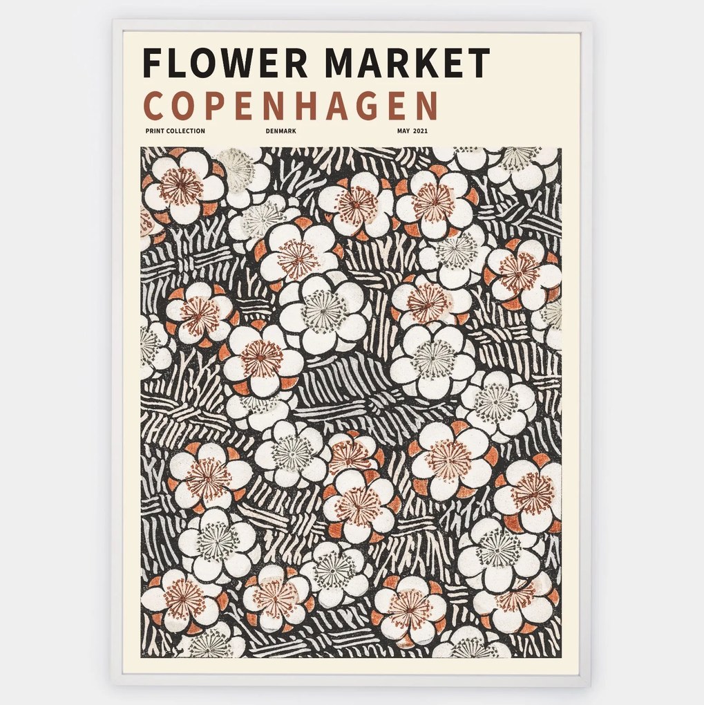 Plagát Flower Market Copenhagen