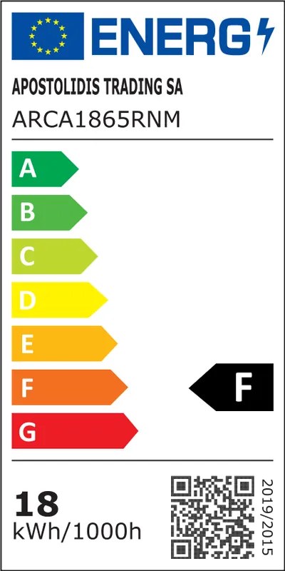 ACA Lighting LED prisadené svietidlo ARCA 18W/230V/6500K/1510Lm/120°/IP20, kruhové matné