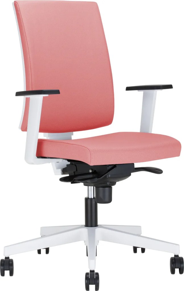 NOWY STYL Navigo UPH kancelárska stolička s podrúčkami červená / biela