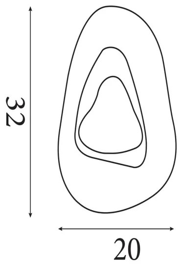 Searchlight 32983PB - LED nástenné svietidlo DESTINY LED/8W/230V biela