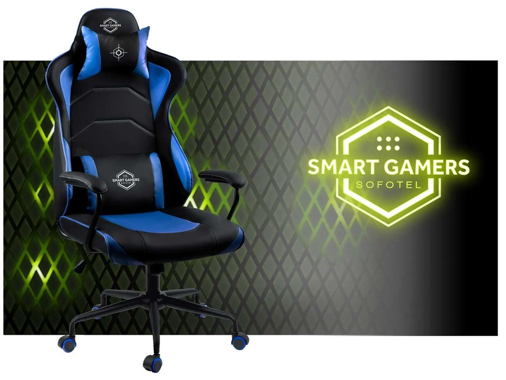 Herná stolička Sofotel Yasuo 2591 - modrá