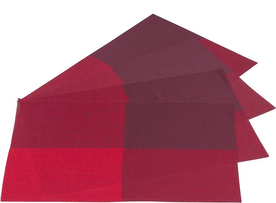 Jahu Prestieranie DeLuxe červená, sada 4 kusov, 30x45 cm
