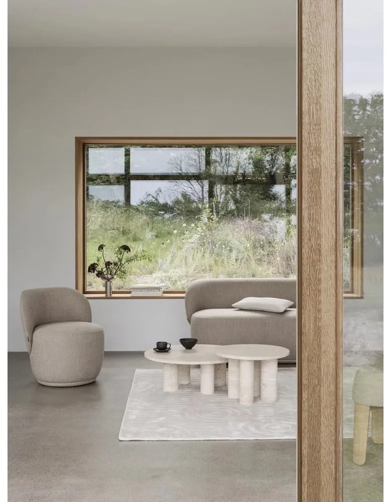 Kamenný okrúhly odkladací stolík ø 52 cm Volos – Blomus