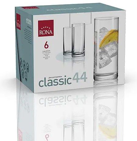 Rona Poháre CLASSIC long drink XL 440 ml, 6 ks