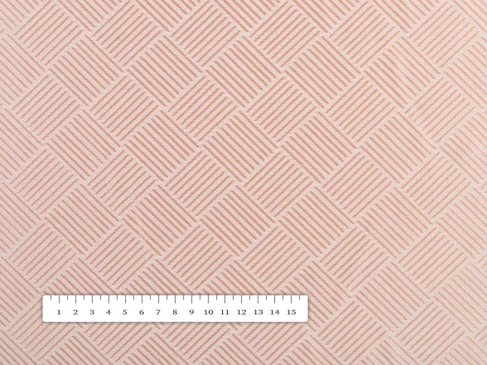 Biante Teflónový štvorcový obrus Milano TF-048 - svetlo ružový 100x100 cm