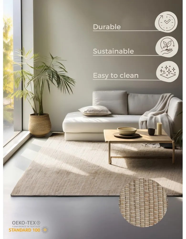 Béžový koberec 160x230 cm Handloom – Hanse Home