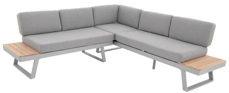 Doppler EXPERT PLUS AVERSA TEAK - 7-dielna hliníková jedálenská súprava - Rozbalený tovar (N538)