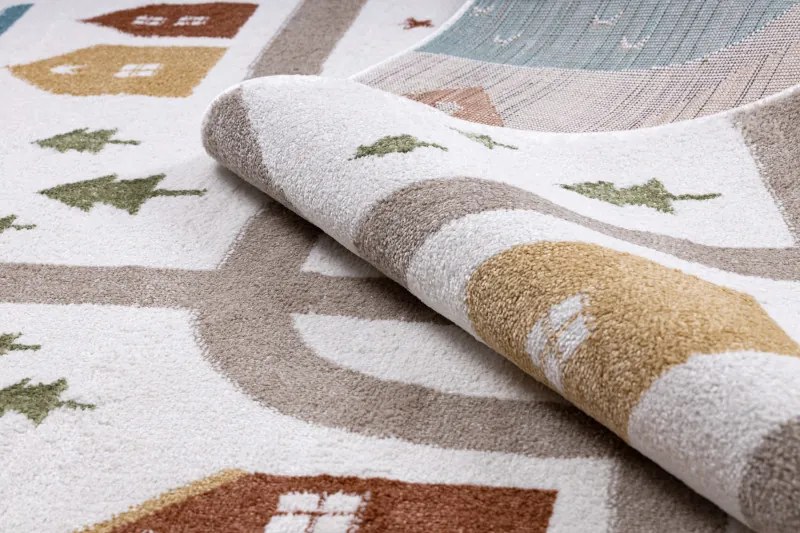 Dywany Łuszczów, Detský kusový koberec Fun Polar cream, 120x170, viacfarebná, detská izba