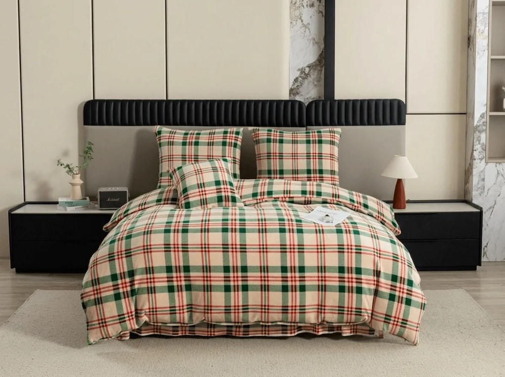 Obliečky mikroplyš WINTER PLAID farebné Rozmer obliečky: 70 x 90 cm | 140 x 200 cm
