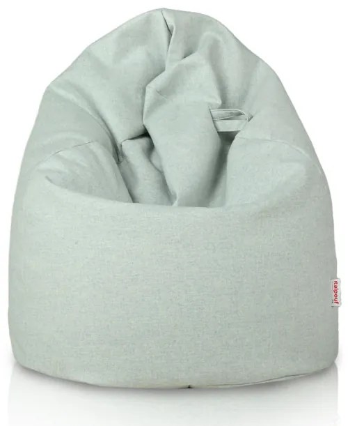 Vlnený sedací vak Sako sivomodrý