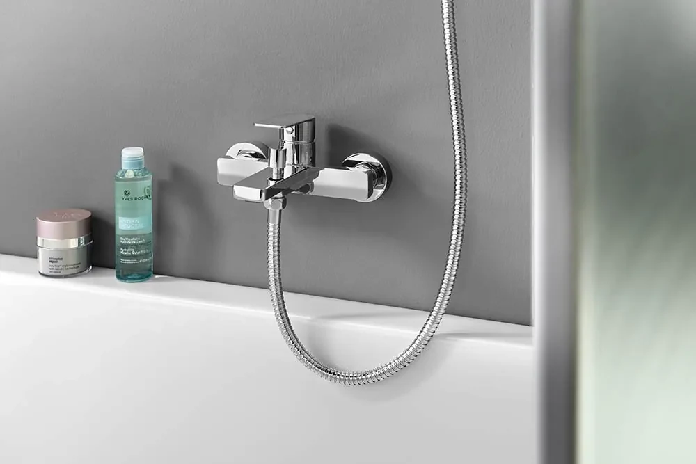 Aqualine Aqualine, DAPHNE nástenná vaňová batéria, chrómová, DH101