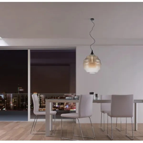 Redo 01-1844 - Luster na lanku SLAG 1xE27/42W/230V pr. 40 cm béžová