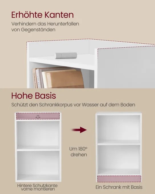 Set dvoch nočných stolíkov LET866WB01 (2 ks)