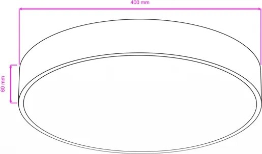 Brilagi - LED kúpeľňové stropné svietidlo POOL LED/36W/230V pr. 40 cm IP54 mosadz