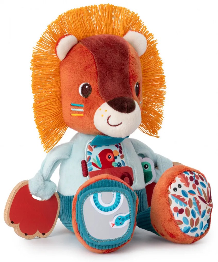 Lilliputiens – textilná hračka s aktivitami - lev Jack