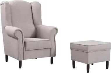 Kreslo s taburetom Tom