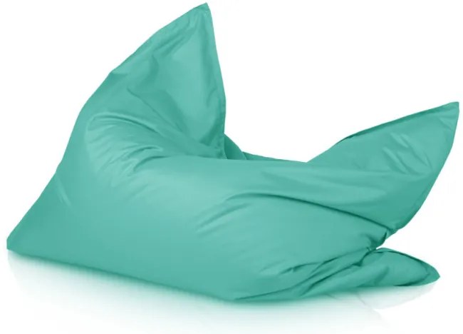Vankúš na sedenie tyrkysový nylon