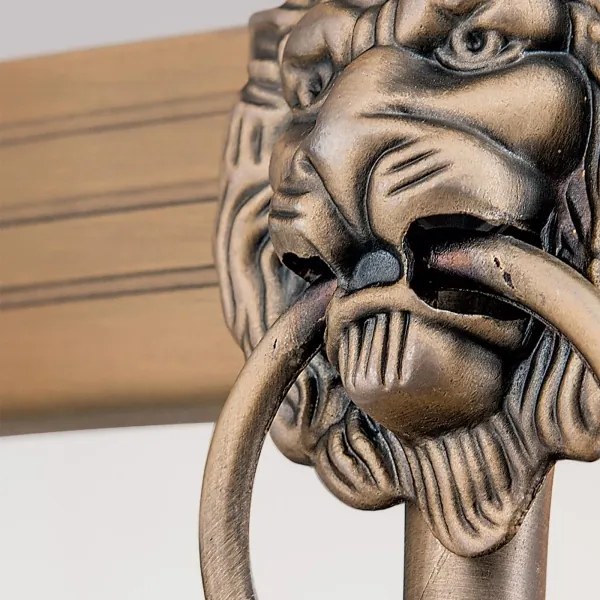 Orion HL 6-1612/3 - Luster na reťazi ROCCA 3xE27/60W/230V pr. 42 cm bronz/biela